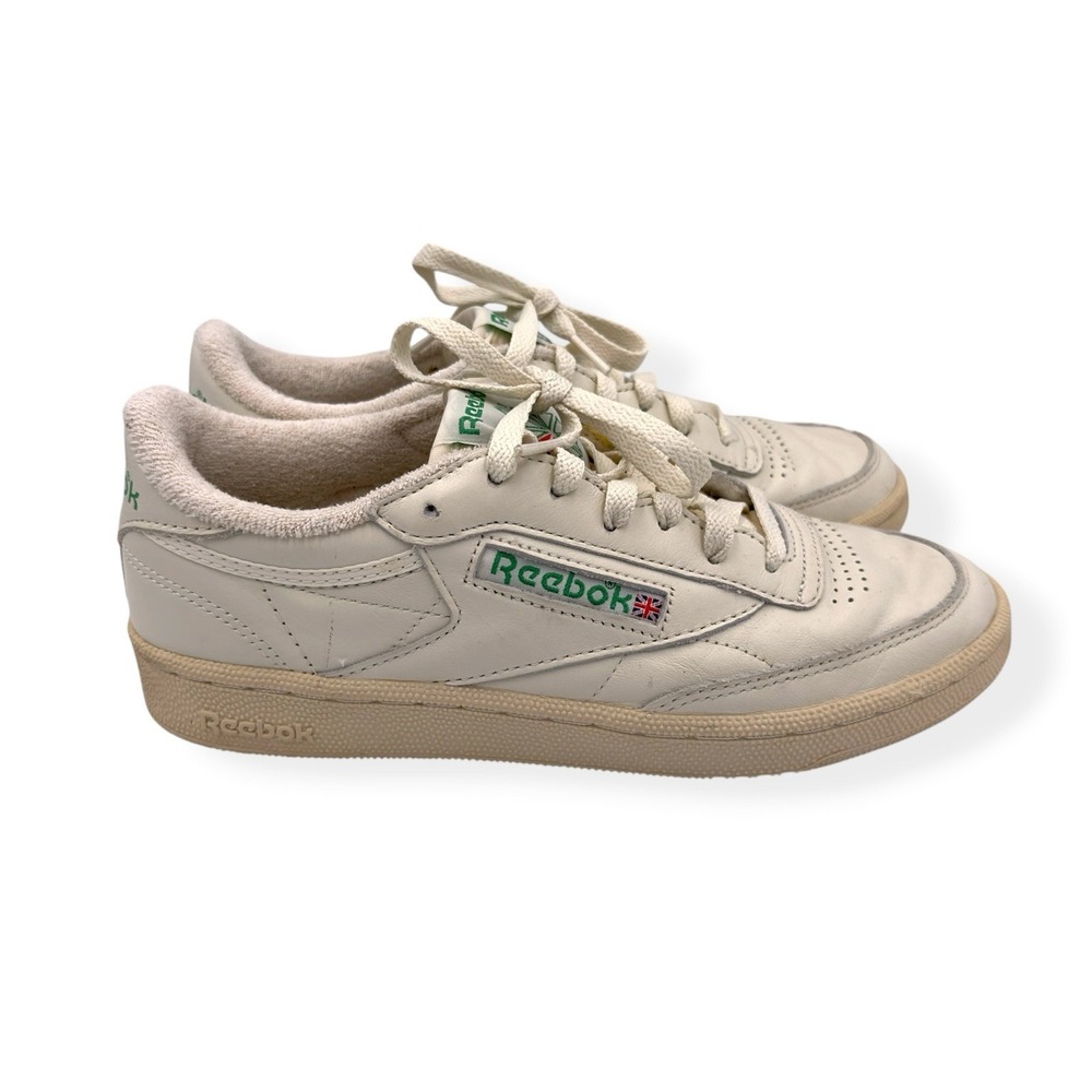 Reebok Club C 85 Vintage Women's Size 6 Ivory Athletic Casual Shoes Sneakers